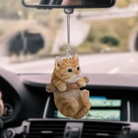 2021 cute cat dog car pendant creative cartoon cloth cats backpack ornaments for girl women home wall car hanging decorations