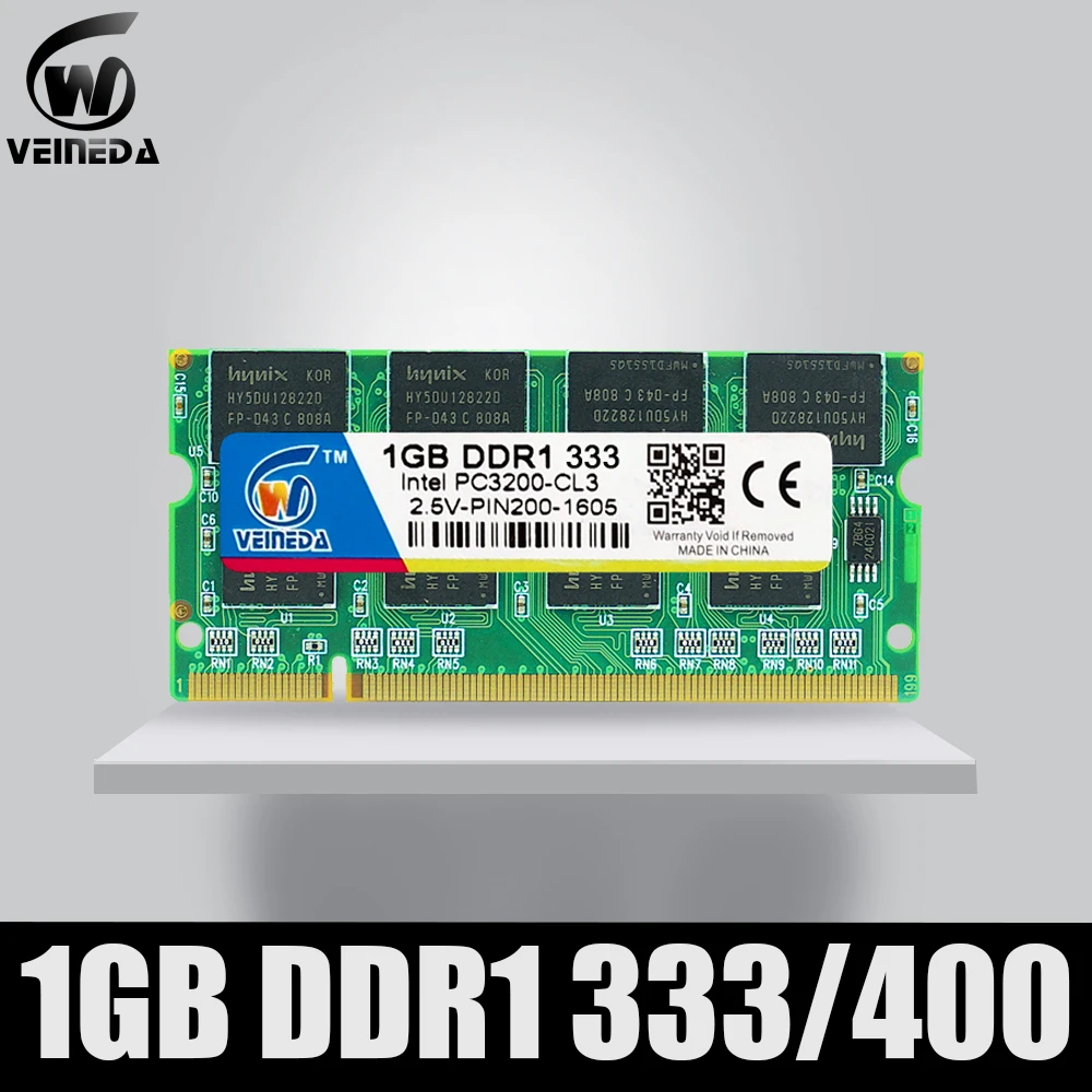 Sodimm DDR 1 ГБ Компьютерная память ПК Ram pc3200 ddr400 совместимый pc2700 ddr память|computer memory|sodimm