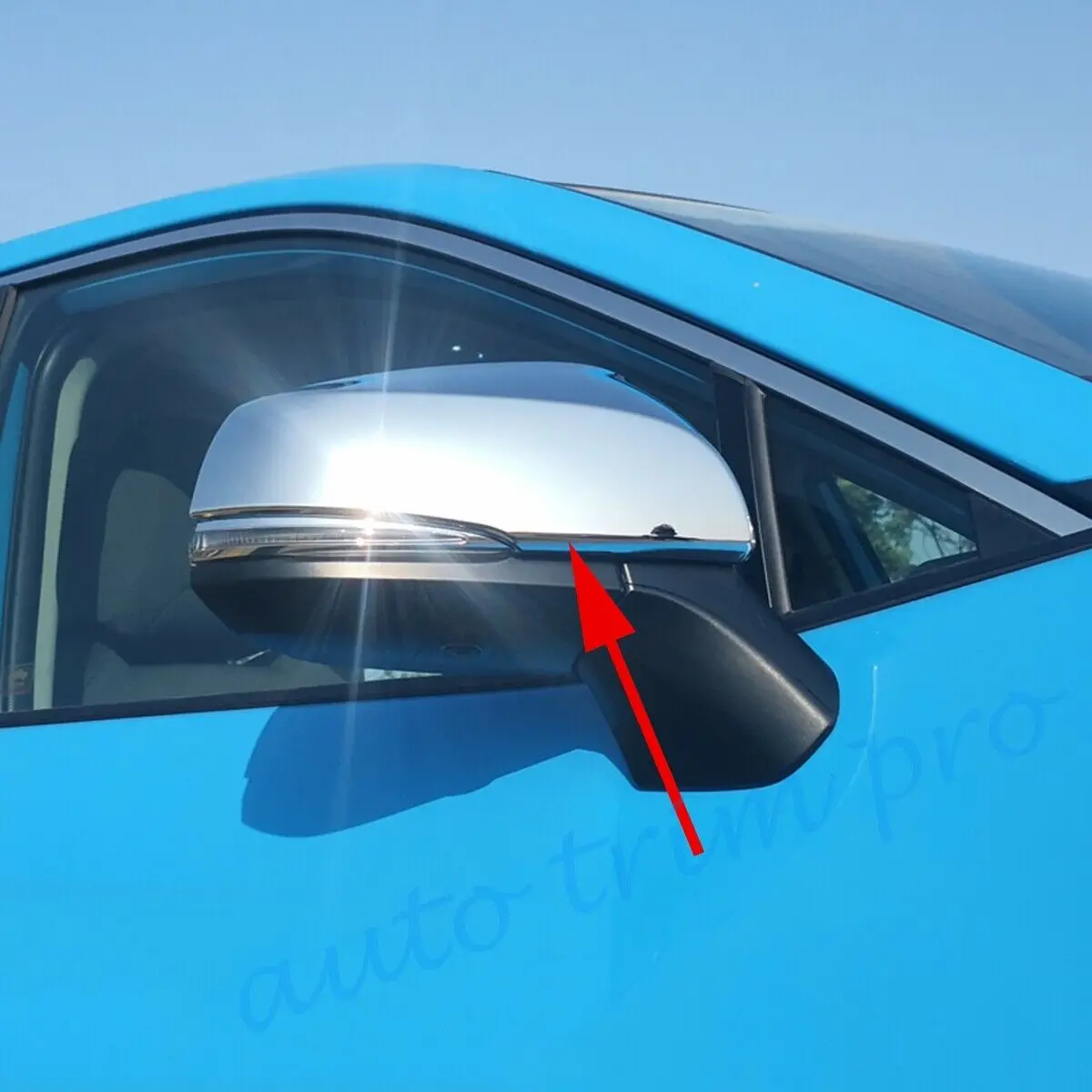 Хромированные аксессуары подходят для Toyota RAV4 2019 2020 зеркало заднего вида зеркала
