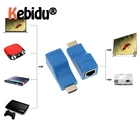 HDMI-совместимый удлинитель локальной сети HDMI-совместимый удлинитель для ресивера RJ45 TX RX Cat5e CAT6 кабель Ethernet V1.4 30 м 4K 1080P