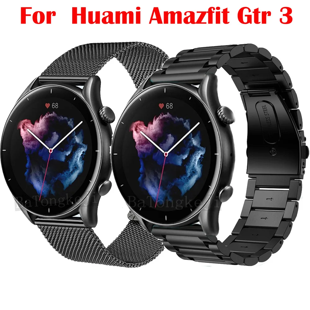 

Metal Stainless Steel Strap for Xiaomi Huami Amazfit GTR 47mm GTR3 Bracelet Wrist Band for Huami Amazfit GTS Bip Youth Watchband