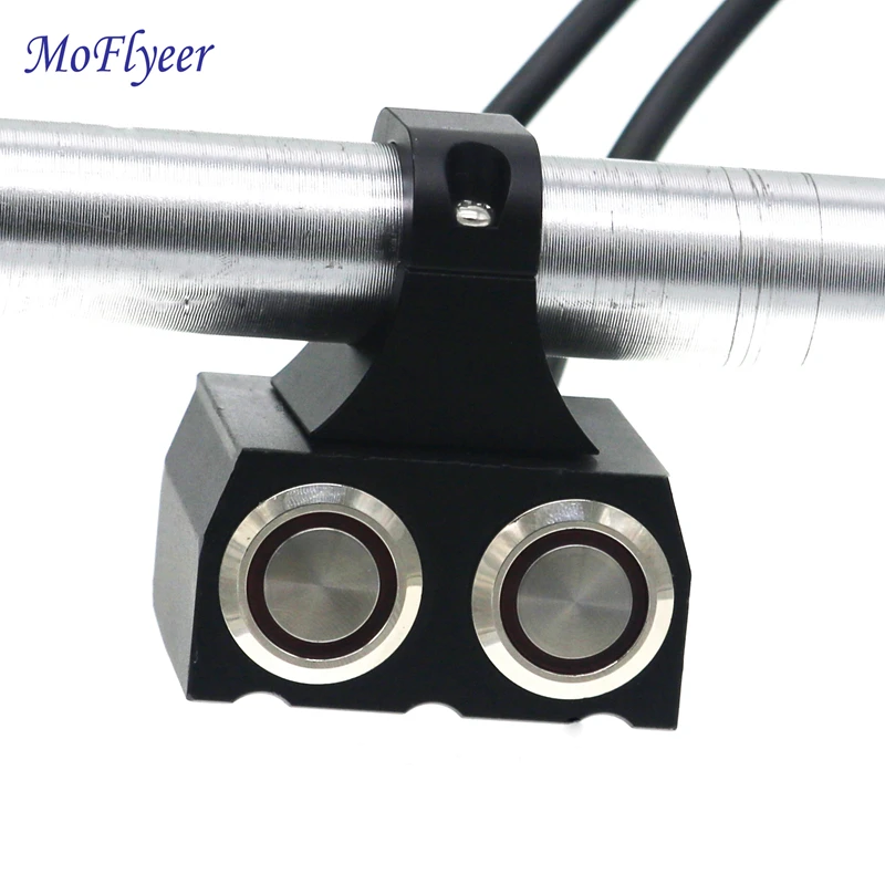 MoFlyeer 22 мм переключатель управления рулем мотоцикла из алюминиевого сплава с