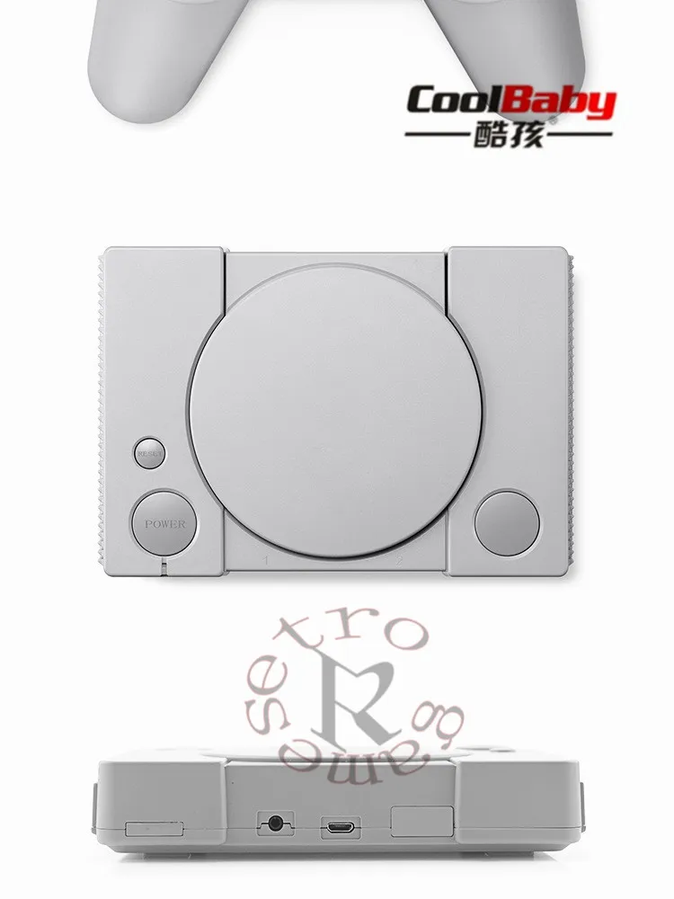 Классическая Мини домашняя ТВ игровая консоль 8 бит PS1 Ретро портативная видео консоль встроенный 620 игр два игрока с розничной коробкой