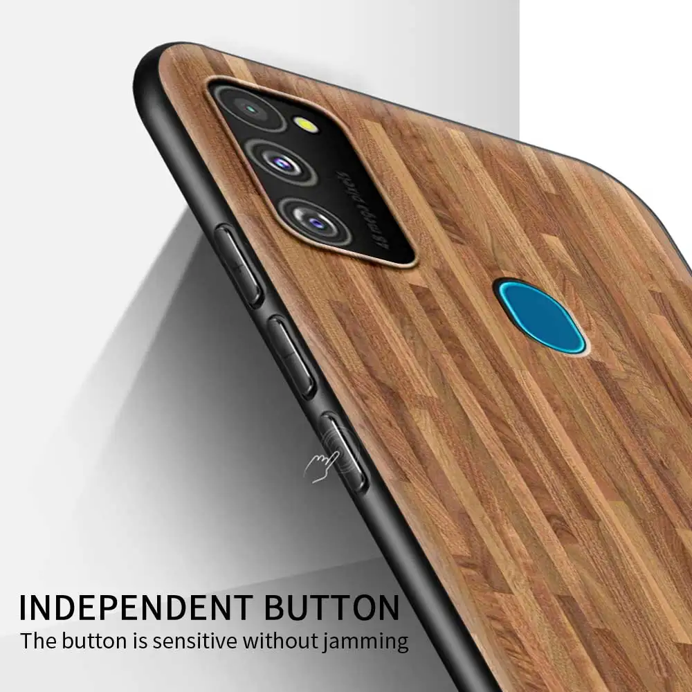 Чехол из натурального дерева для телефона Samsung M31 M51 M30s M31s M32 M62 M11 M01 M21 F41 A9 A7 2018 Prime