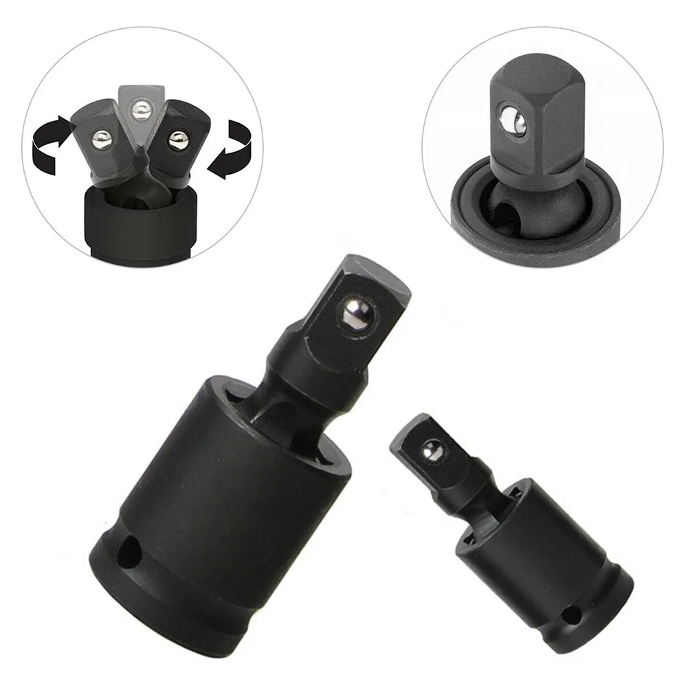 

2PCS 1/2 3/8Inch Wrench Socket Adapter Phosphating Chromium Molybdenum Steel Pneumatic Wrench Universal Joint Hand Tool Freeshi