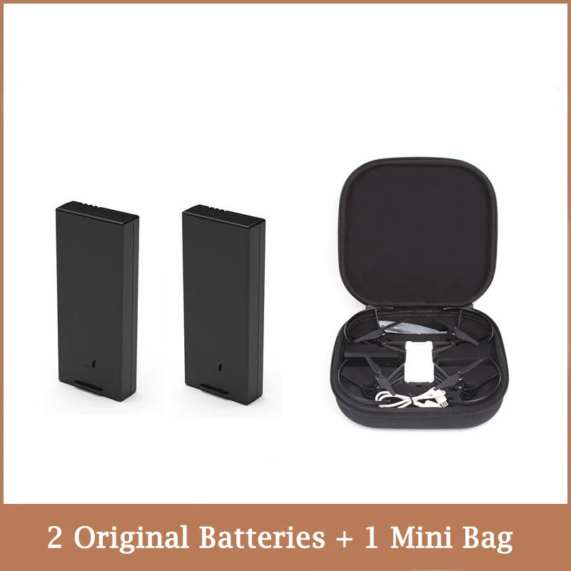 Оригинальная батарея и мини сумка для хранения DJI Tello переноски чехол аксессуары