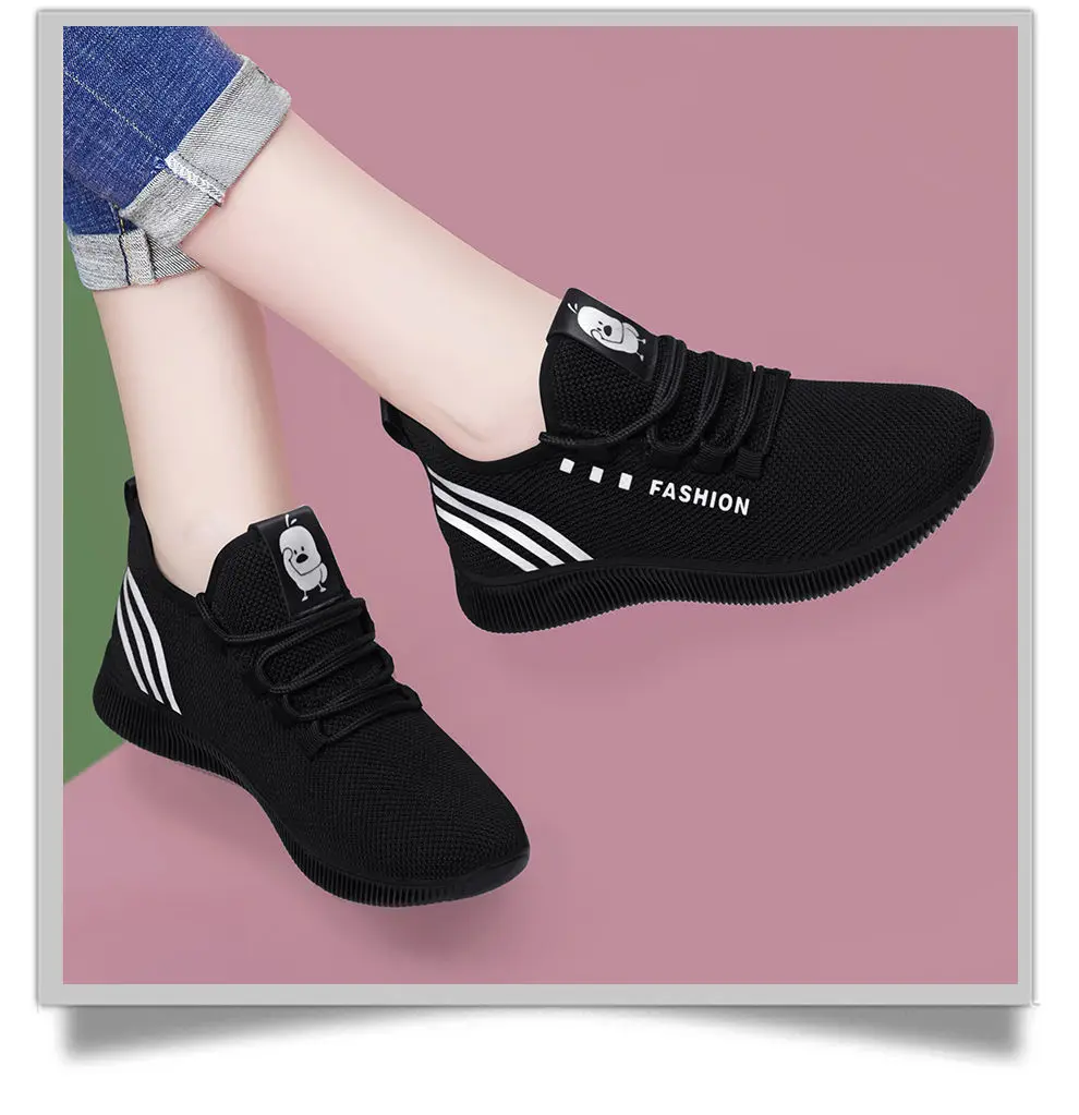 

Casual Black Shoes Female Ladies Flats Vulcanized Shoes Canvas Stretch Fabric Sneakers Women Shoes Woman Platform Lace Up Shoes