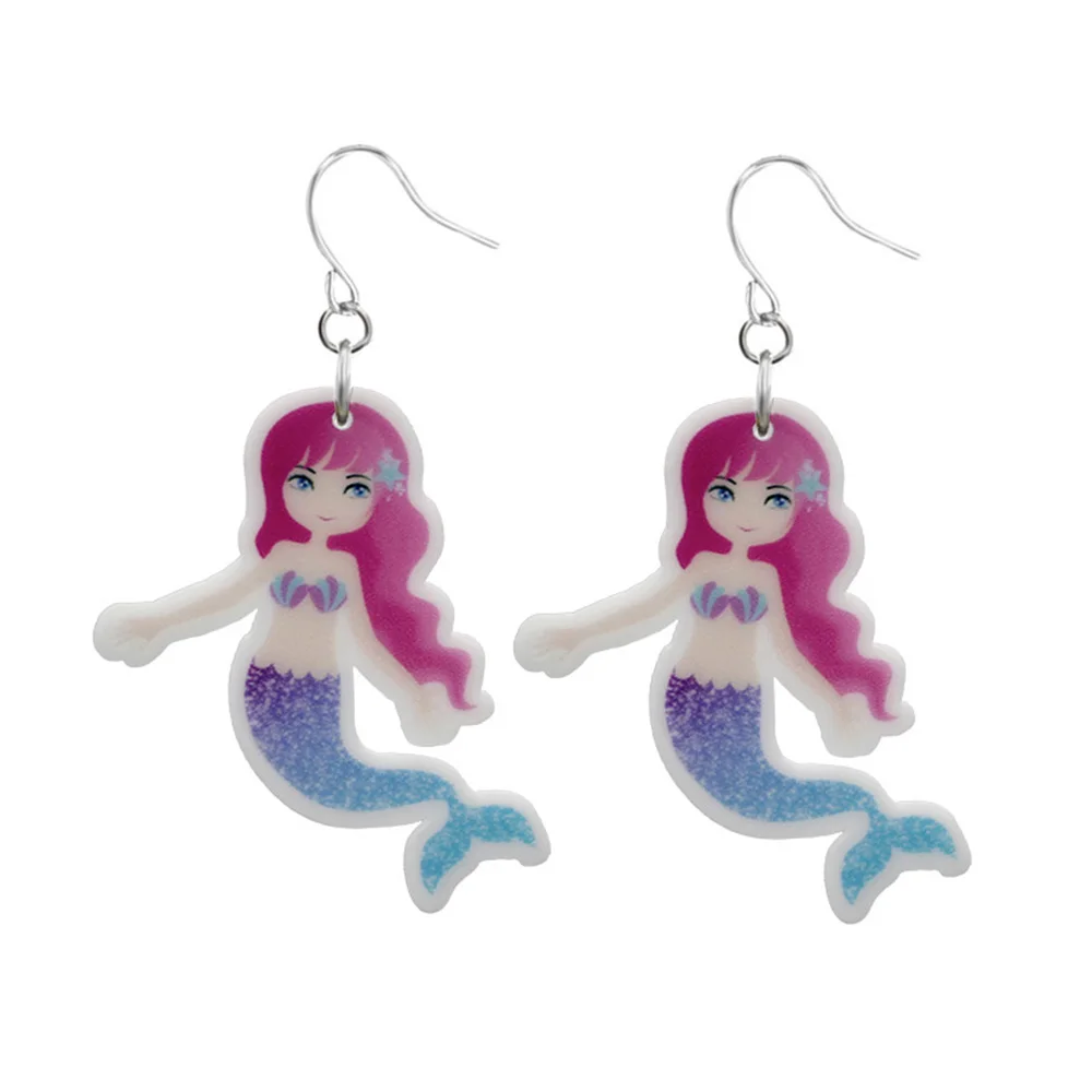 Модные Подарочные ювелирные изделия PrinSis для девочек крутая серьга в виде