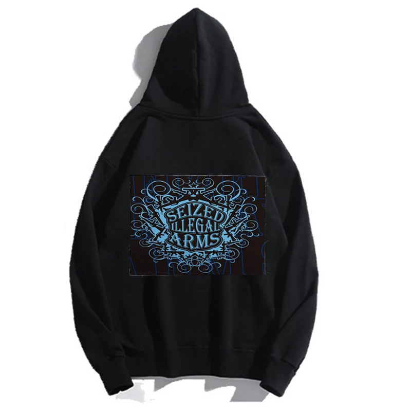 

Color text English personality text T-shirt pattern graffiti letters foam sweater men and women Harajuku super Dalian hoodie hip