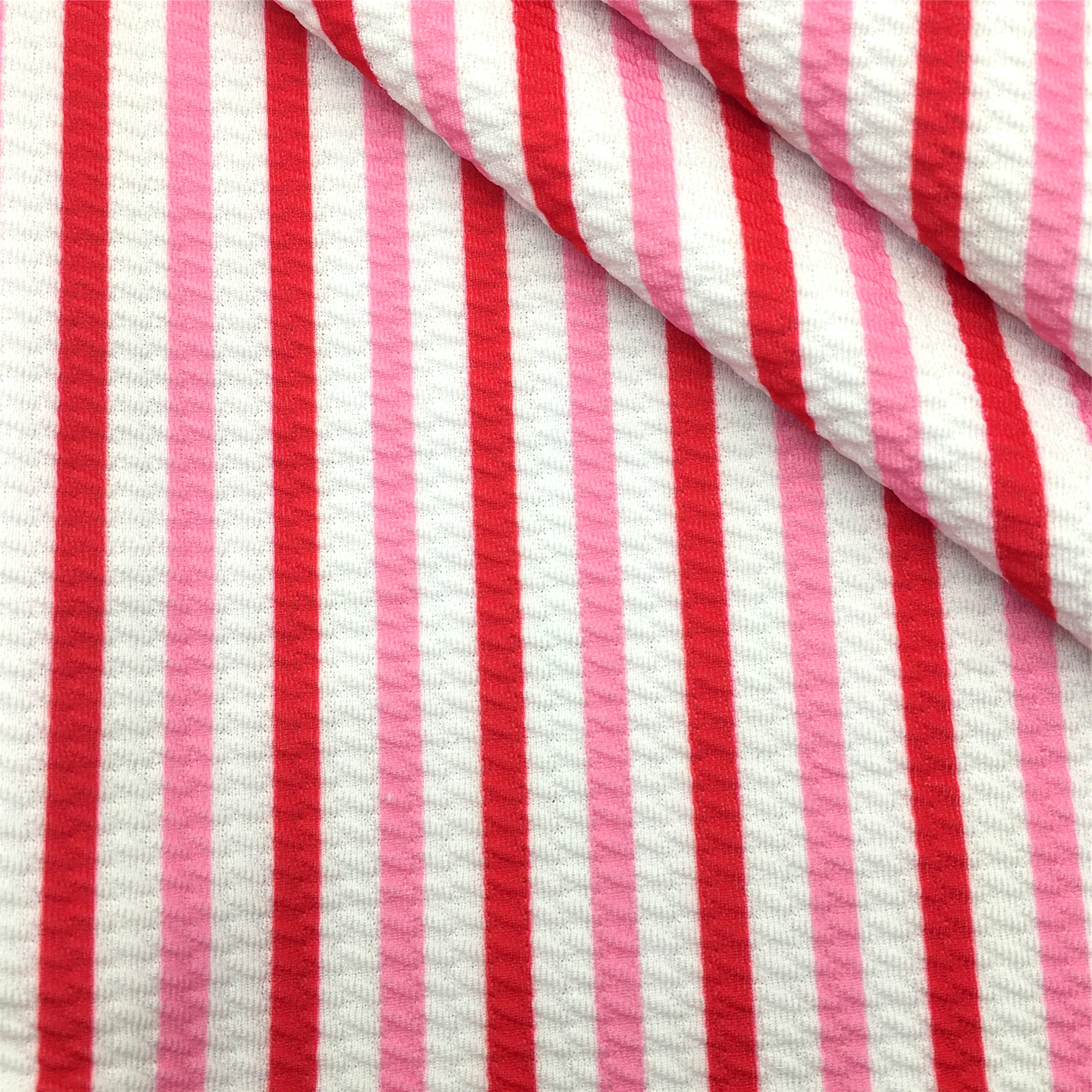 1/2 ярда трикотажная ткань из полиэстера и спандекса с принтом сердечек | Дом сад