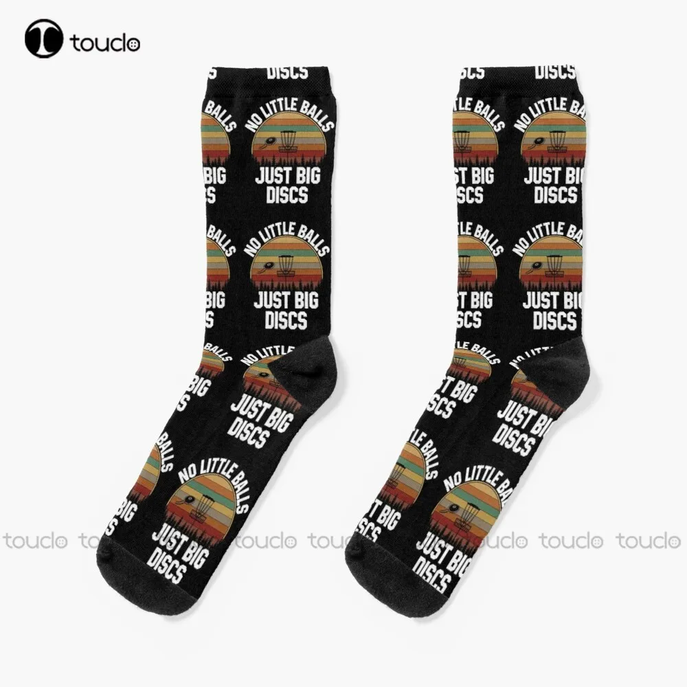 S Just Big Discs Funny Disc Golf  Socks Custom Men Socks Personalized Custom Unisex Adult Teen Youth Socks Gift
