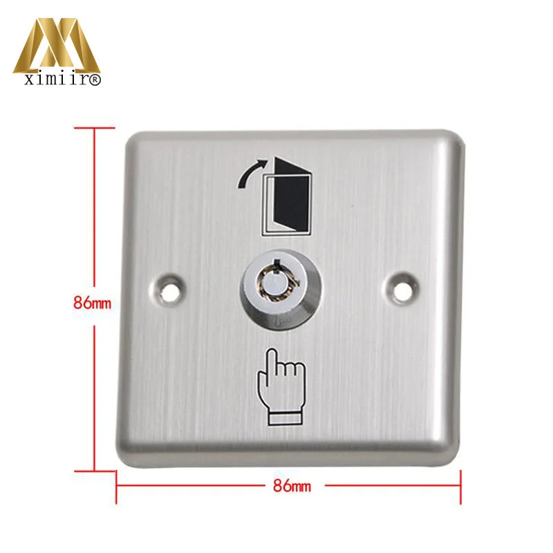 Экстренный переключатель для управления доступом к двери панель из нержавеющей