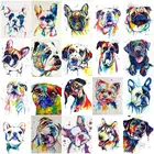 Набор для рисования по номерам на холсте, французский Бульдог