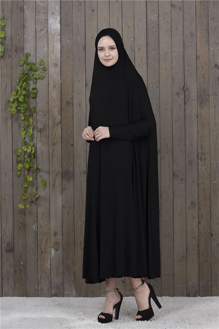 Традиционная мусульманская молитва Рамадан Burquas Niqab Jilbab Арабская женская одежда