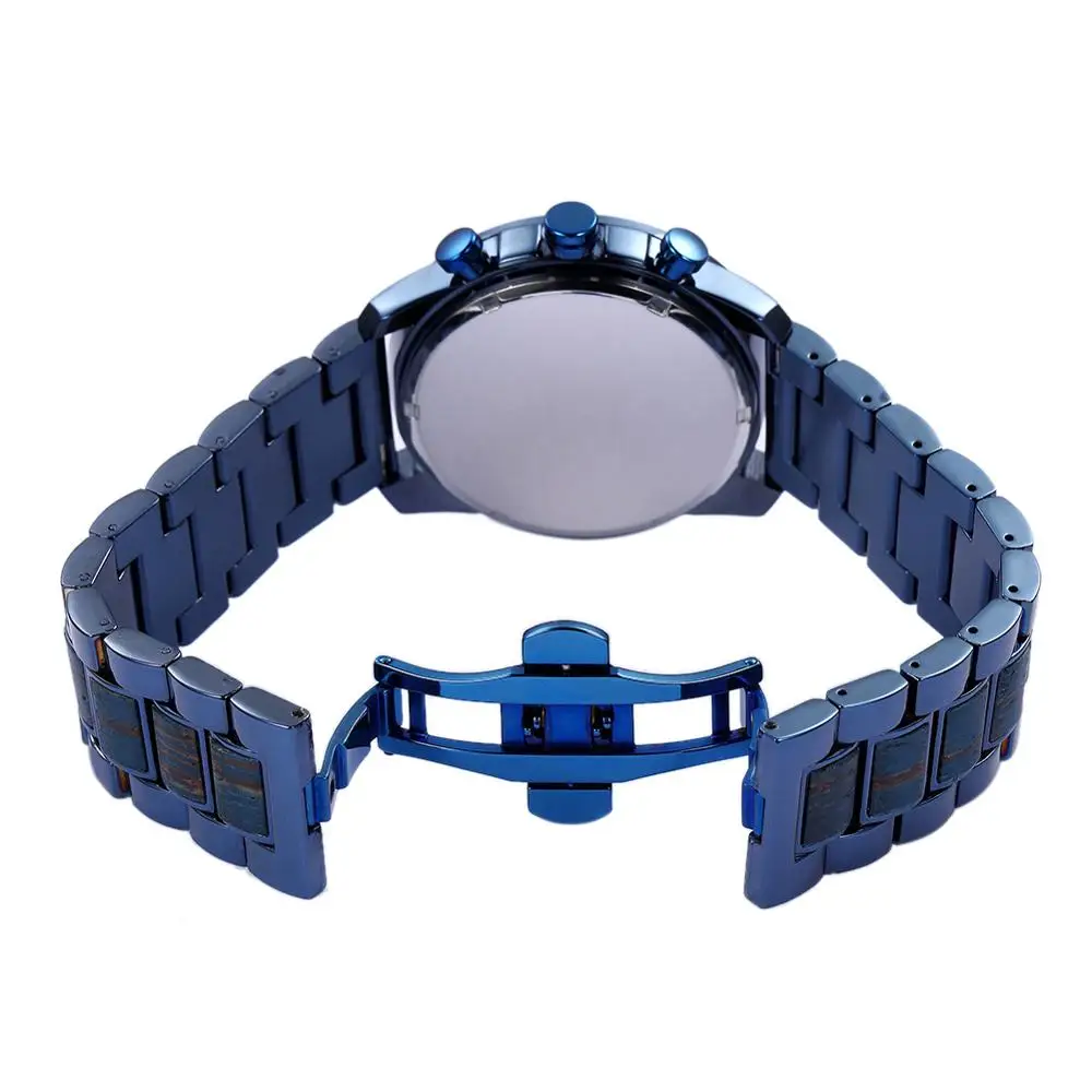 

Shifenmei Wooden Watch Men Top Brand Luxury Mens Watches Chronograph Quartz Watch Sport Male Clock Waterproof Relogio Masculino