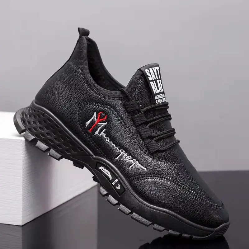 

Men Vulcanize Casual Shoes Sneakers Mens Breathable No-slip Men 2019 Male Air Mesh Lace Up Wear-resistant Shoes Tenis Masculino