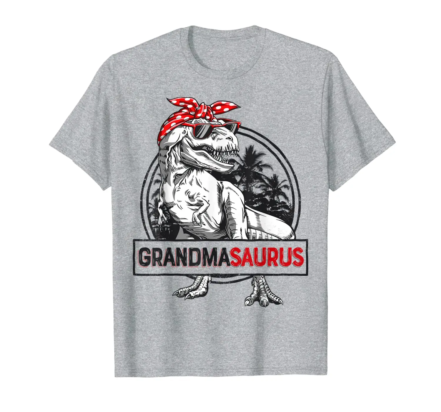Grandmasaurus T rex Dinosaur Grandma Saurus Family Matching T-Shirt