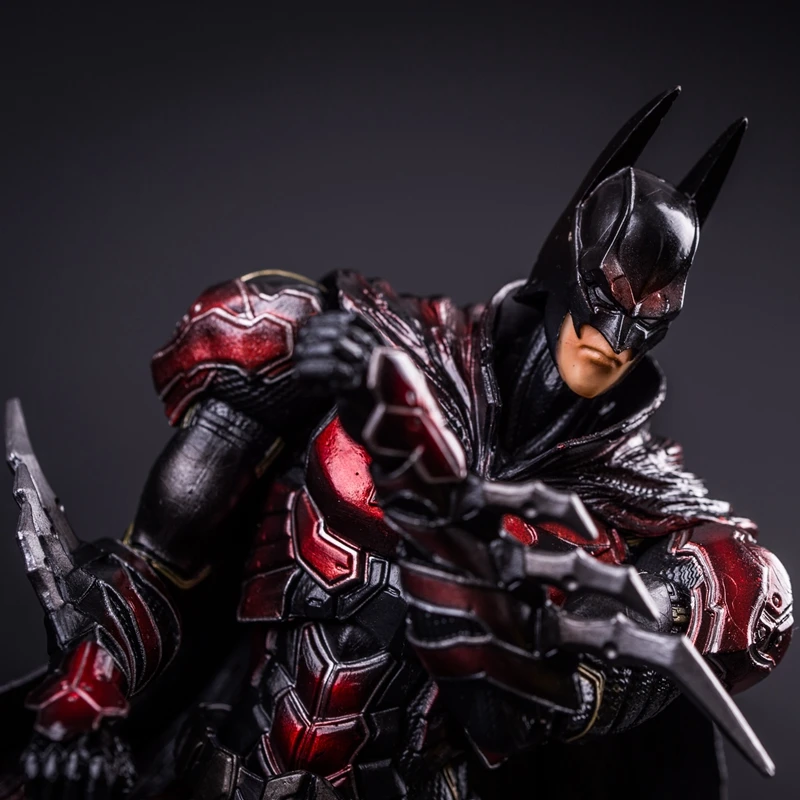 PA super heroes dc экшн-фигурки Play Arts kai Justice League Темный рыцарь красный Бэтмен 27 см горячая модель игрушки носки darts коллекция