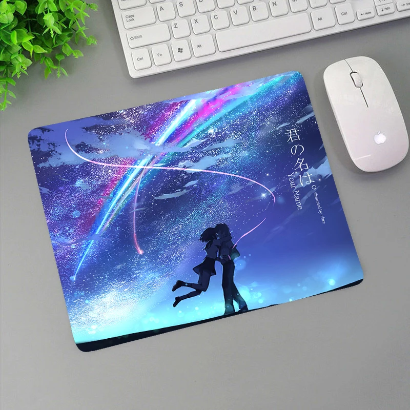 

Your Name Gaming Mats for Pc Gaming Room Accessories Mouse Pad Gamer Rug For Office Pad on the Table Csgo Anime Mousepad Kawaii