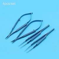 titanium tlloy surgical instruments ophthalmic microsurgical dental instruments needle holder 11 5cm scissors tweezers