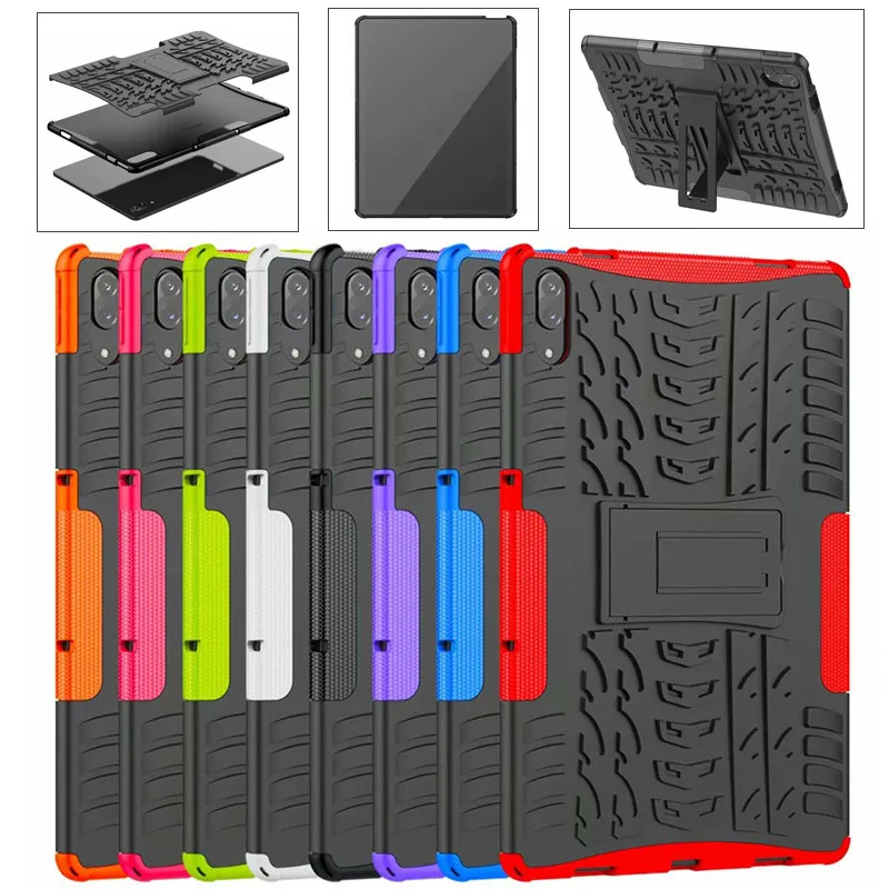 

Cover Multifunctional Kickstand Case For Lenovo Tab P11 Tab4 10 X304 E7 E10 X104 M10 plus X606 X306 M8 TPU + PC + Pen