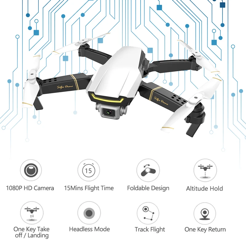 Радиоуправляемый квадрокоптер Global Drone с камерой FPV радиоуправляемые игрушки