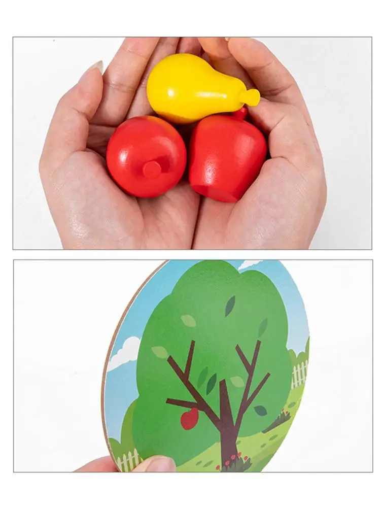 Игра настольная фрукты сада для раннего развития | Игрушки и хобби