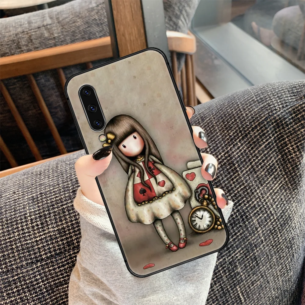 

Cartoon Lovely Santoro Gorjuss Phone Case Cover For Samsung Galaxy A10 A11 A20 E A21 A30 A40 A41 A50 A51 A70 A71 A81 S black