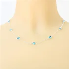 Женское Ожерелье-чокер с голубым глазом в европейском стиле