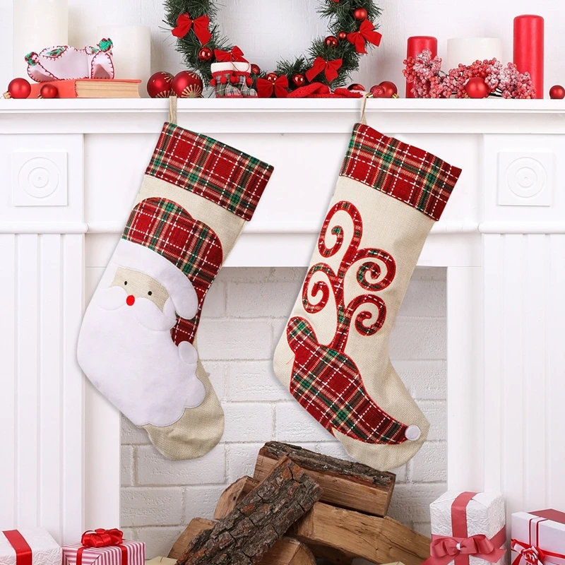 Санта печенья мешок подарок Рождественский Декор для дома 2020 орнамент Noel Navidad Natal