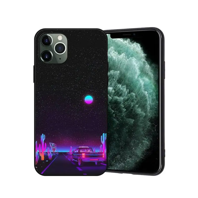 Beautiful purple scenery Phone Case for iphone 12 11 PRO MAX X XS XR 6S 7 8 PLUS SE 2020 cases cover designer brand
