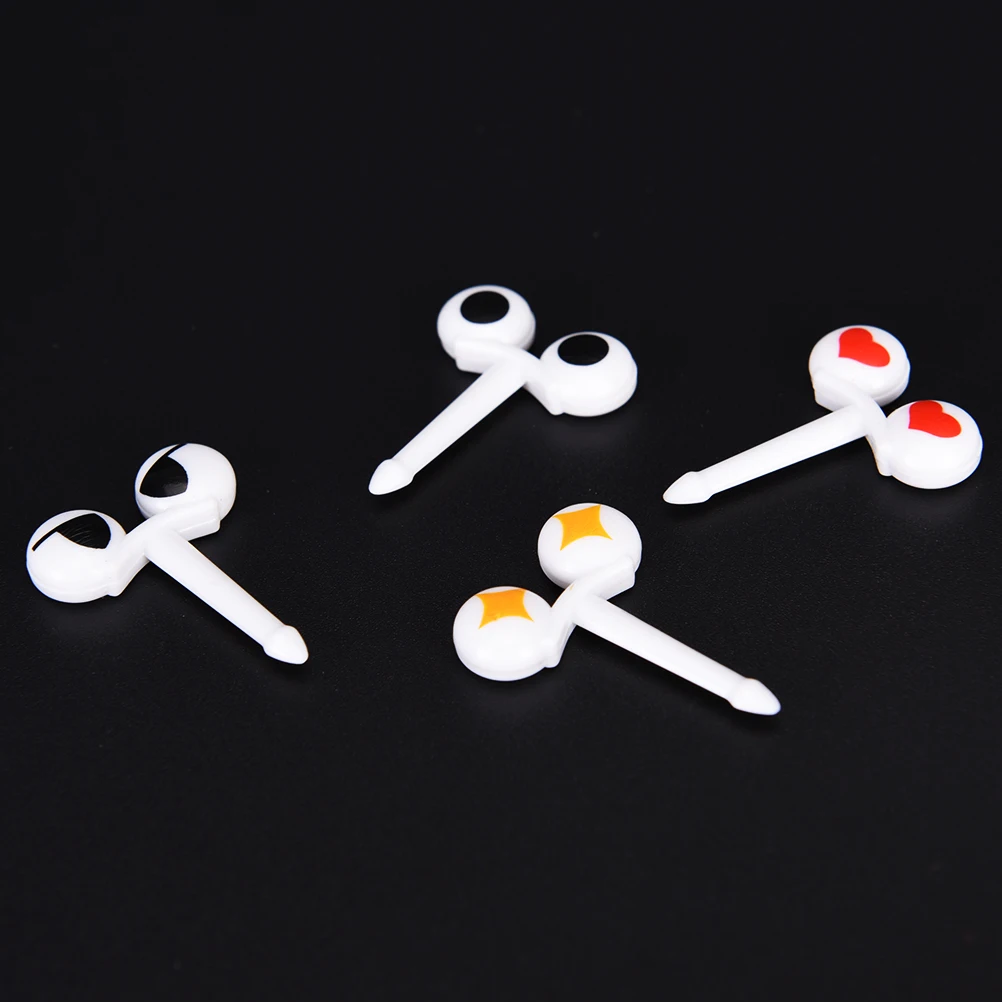 10 шт./лот милые пластиковые Фрукты зубочистка прекрасный глаз Мультфильм вилки