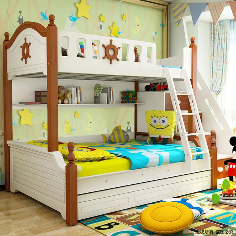 Детская мебель для спальни горячая распродажа современная двухъярусная кровать