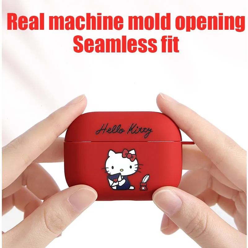 

Sanrio Hello Kitty Earphone Case for AirPods for AirPods Pro Cartoon PC Hard Shell Support Wireless Charging Earphone Cover