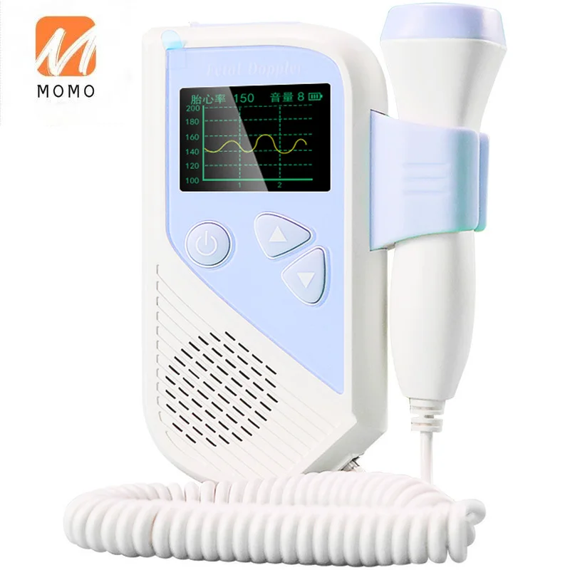 

Foetus ECG Monitor Pregnant Women's Household Number Fetal Movement Ultrasonic Doppler Stethoscope Radiation-Free Monitor