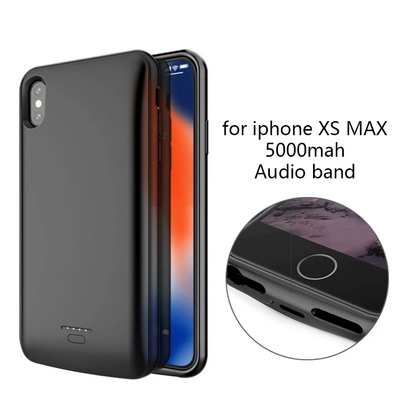 Чехлы для зарядного устройства с аудио iphone 8 plus защитный чехол iPhone 6 7 5S 5SE XS MAX X R