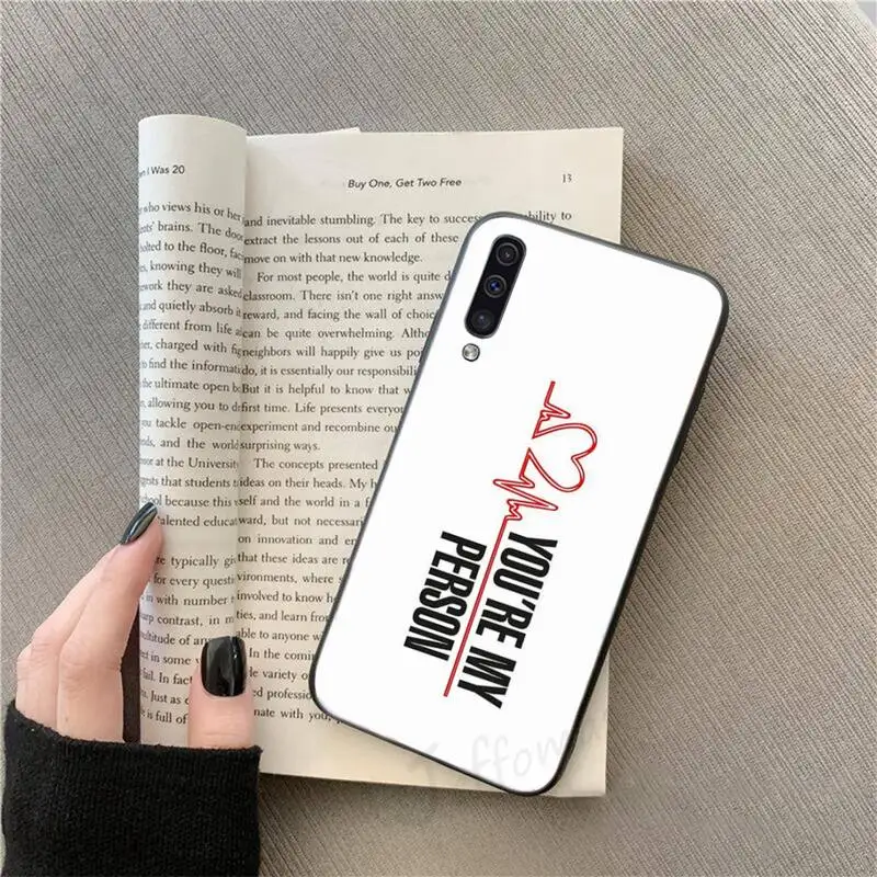 

Grey's Anatomy Cartoon high quality Phone Case For Samsung galaxy S 9 10 20 A 10 21 30 31 40 50 51 71 s note 20 j 4 2018 plus