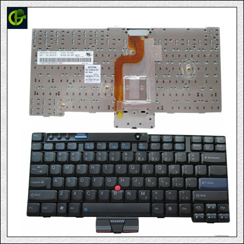 Оригинальная английская клавиатура для IBM Lenovo ThinkPad X200 X201 Tablet X200s X200si X200t X201i X201S 42T3737