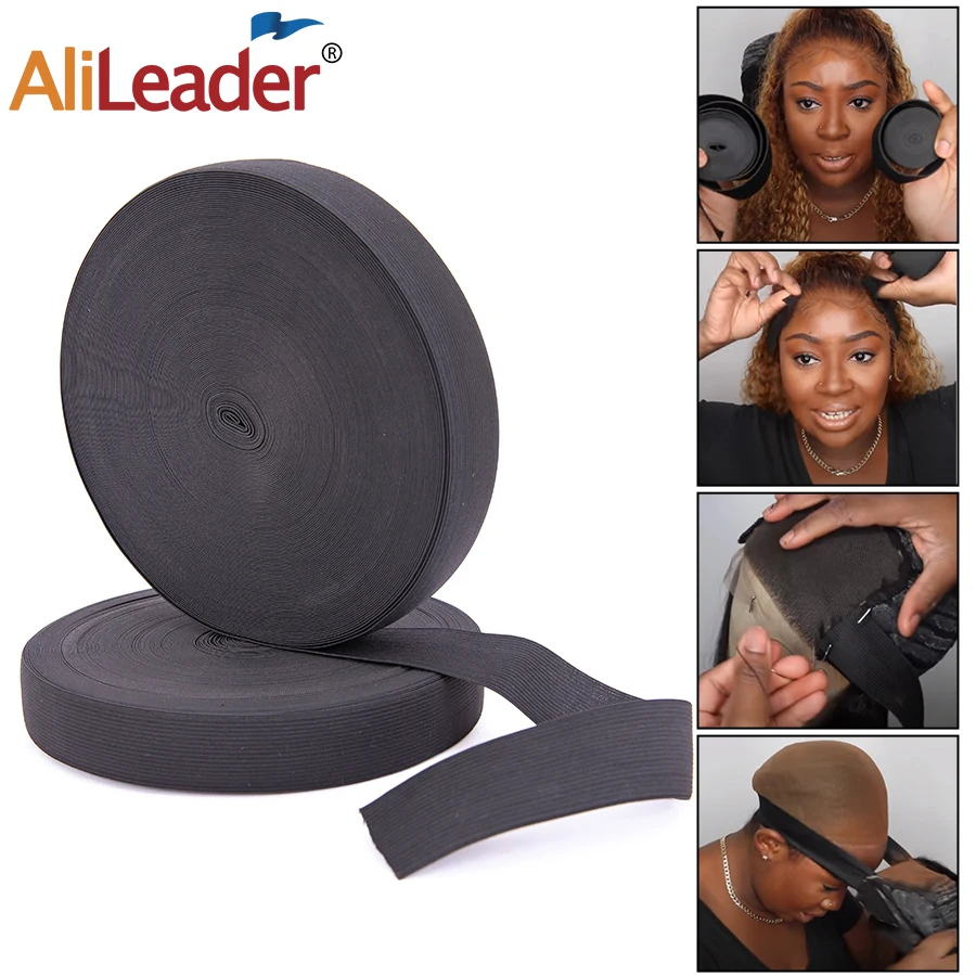 Alileader 10-40 м длинный парик эластичная лента s вязаная для парика и удлинения