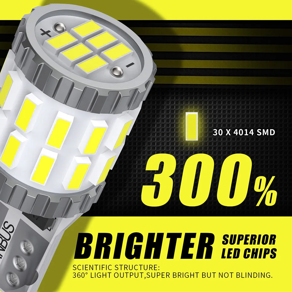 AILEO 2x T10 LED Canbus Bulb W5W 168 194 Reading Lights 30SMD For BMW Audi A6 C5 C6 C7 A3 8P 8V B5 B6 B7 B8 A7 A8 Q3 Q5 Q7 TT R8 |