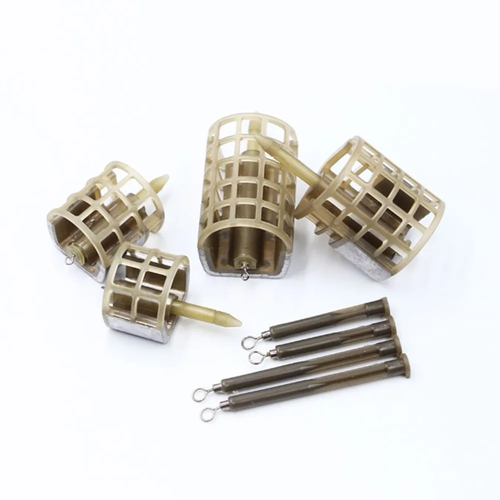 

25G 30G Lead Fishing Tackle Feeder Fishing Feeder Tool Accessories Bait Cage