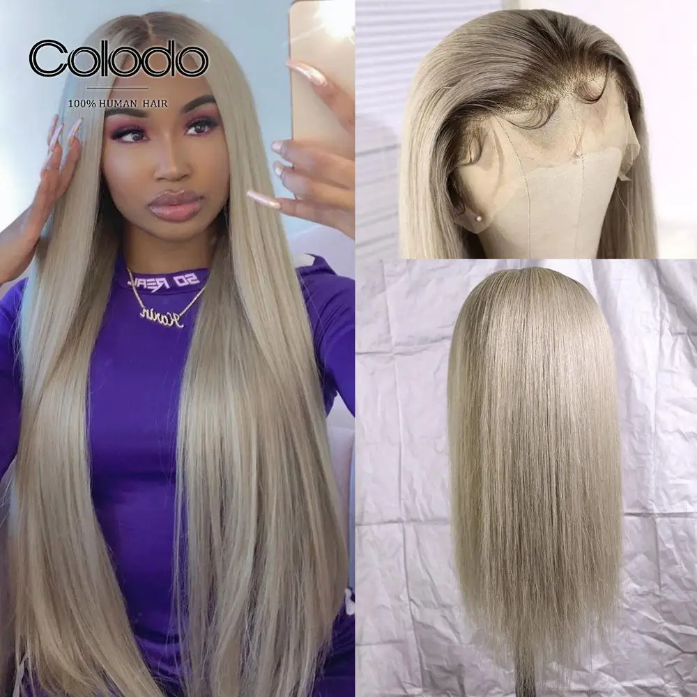 Парики из натуральных волос с розовыми кружевами предварительно выщипанные #4