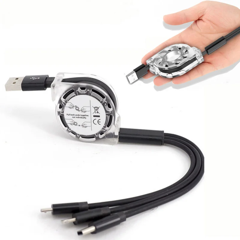 3 в 1 USB кабель для зарядки и передачи данных|Кабели данных| |