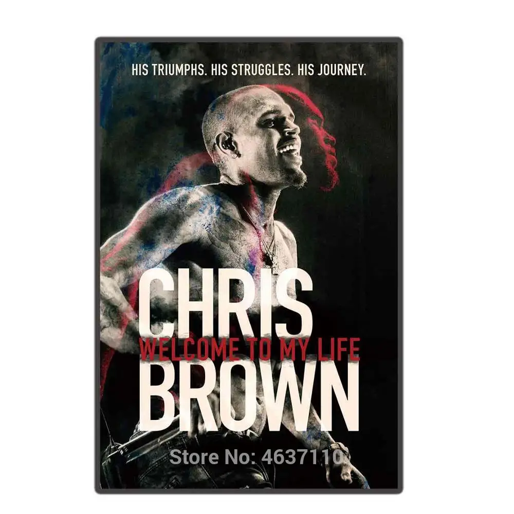 Крис Браун королевская X Черная Пирамида рэперская музыка из шелковой ткани с