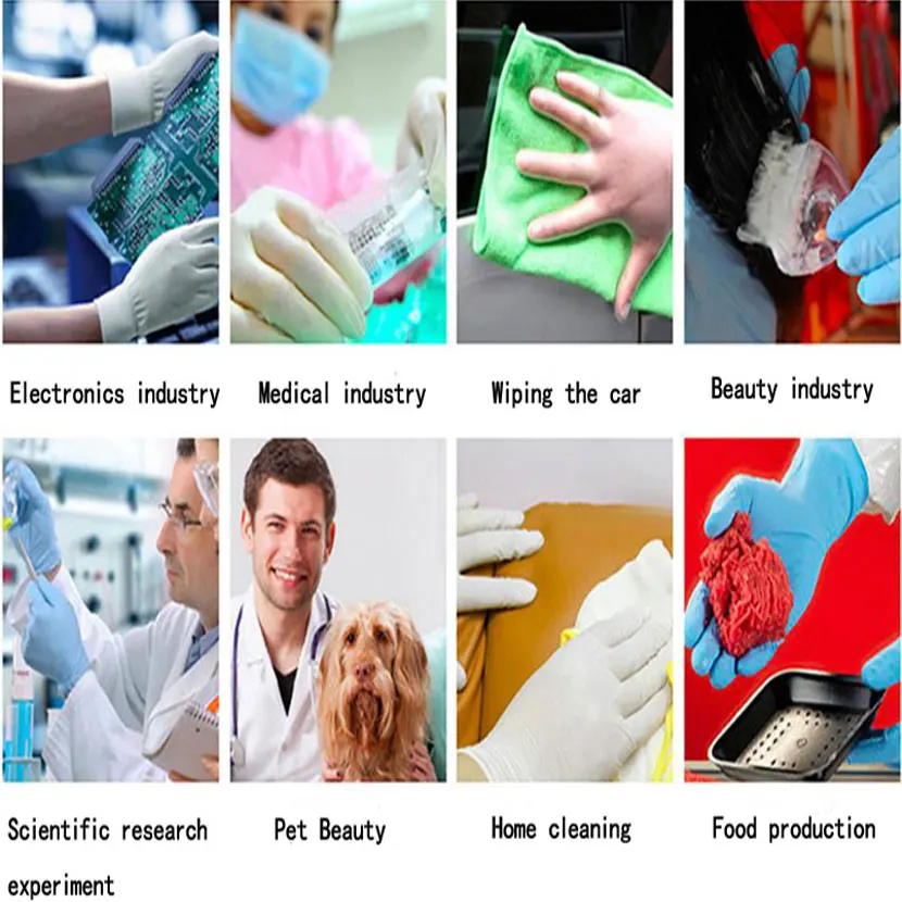 

100pcs Disposable Gloves Latex Cleaning Gloves Nitril Universal Household Garden Cleaning Gloves Home Cleaning Rubber Drop Ship