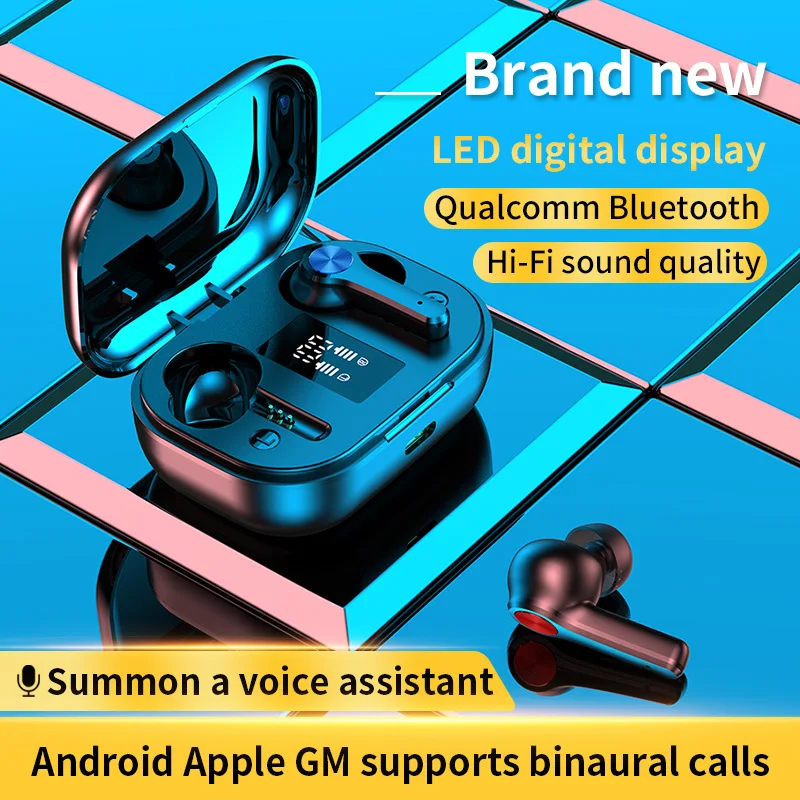 

TWS Bluetooth-compatible Wireless Earphone Headphones Freebud Touch Control Sport Headset With Dual Microphone For Mobile Phone