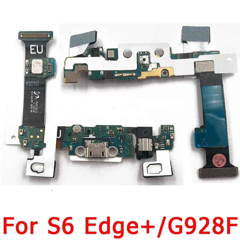 Оригинальный зарядный порт для Samsung Galaxy S6 Edge Plus G928F USB плата зарядки PCB разъем