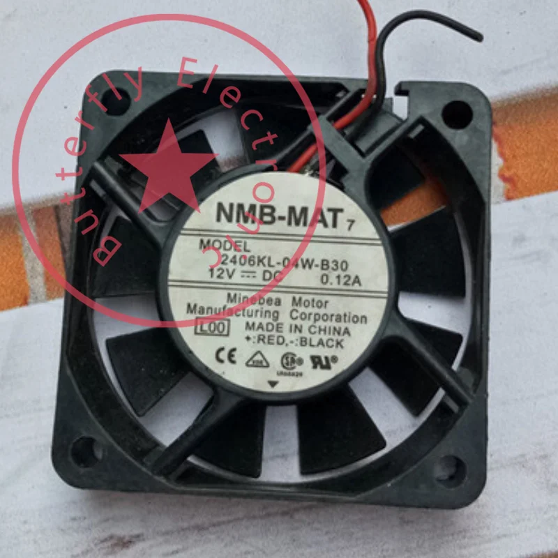 

Новый оригинальный 2406KL-04W-B30 DC 12 В 0.12A 6 см кулер охлаждения 60*60*15 мм 6015