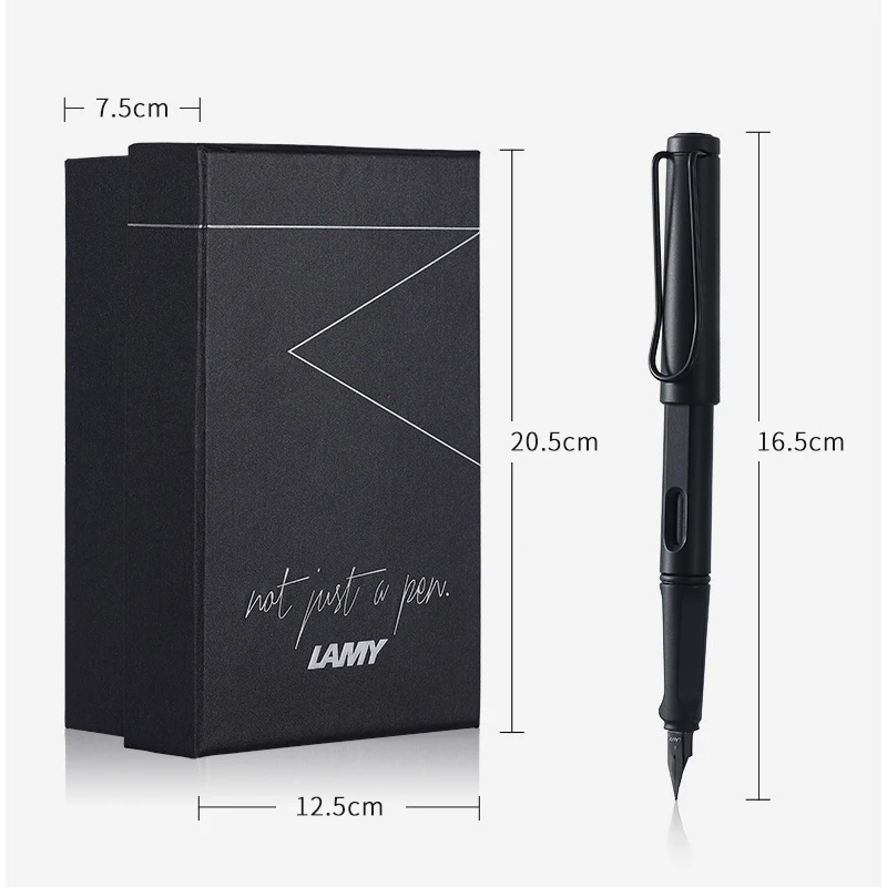 Ручка LAMY Metal Pen Business School Commemorative Graduation Gift Student Black 0.38/0.5/0.6mm Blue 16.5cm on - Ручка LAMY Metal Pen для бизнеса и школы, выпускной подарок для студента, черная, 0,38/0,5/0,6 мм, синяя, 16,5 см.