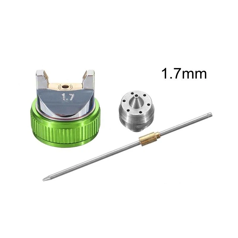 1.7mm Nozzle Kit G2008 Профессиональный HVLP 600ML 1,4/1,7/2,0 мм сопло гравитационный Пневматический воздушный Краски стерилизации пистолет-распылитель для авто ремонт инструмента Краски ing комплект - Цвет: 1.7mm Nozzle Kit